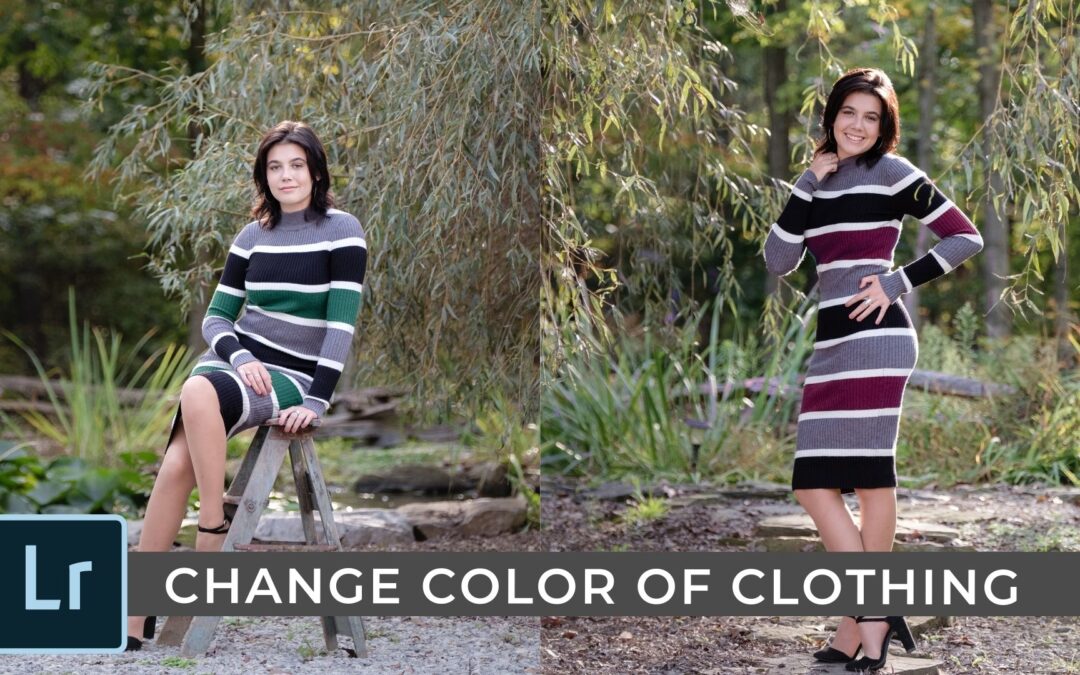 Did you know that you can change the color of clothing in Lightroom?